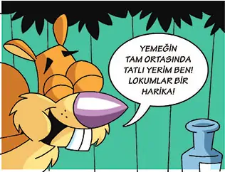 Fıstık: “Yemeğin tam ortasında tatlı yerim ben! Lokumlar bir harika!”